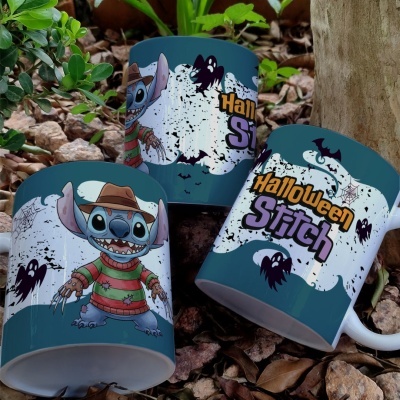 Caneca Stitch Hallowen