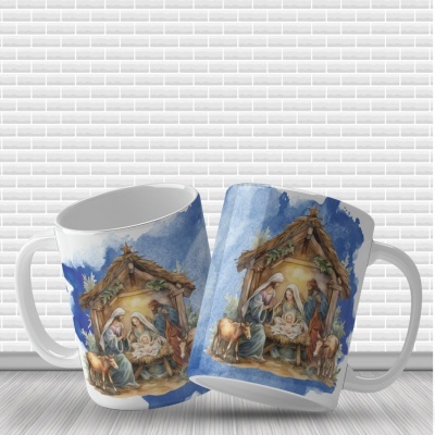 Caneca Presépio de Natal