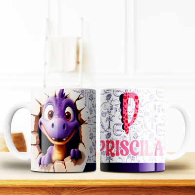 Caneca Alfabeto Dinossauro