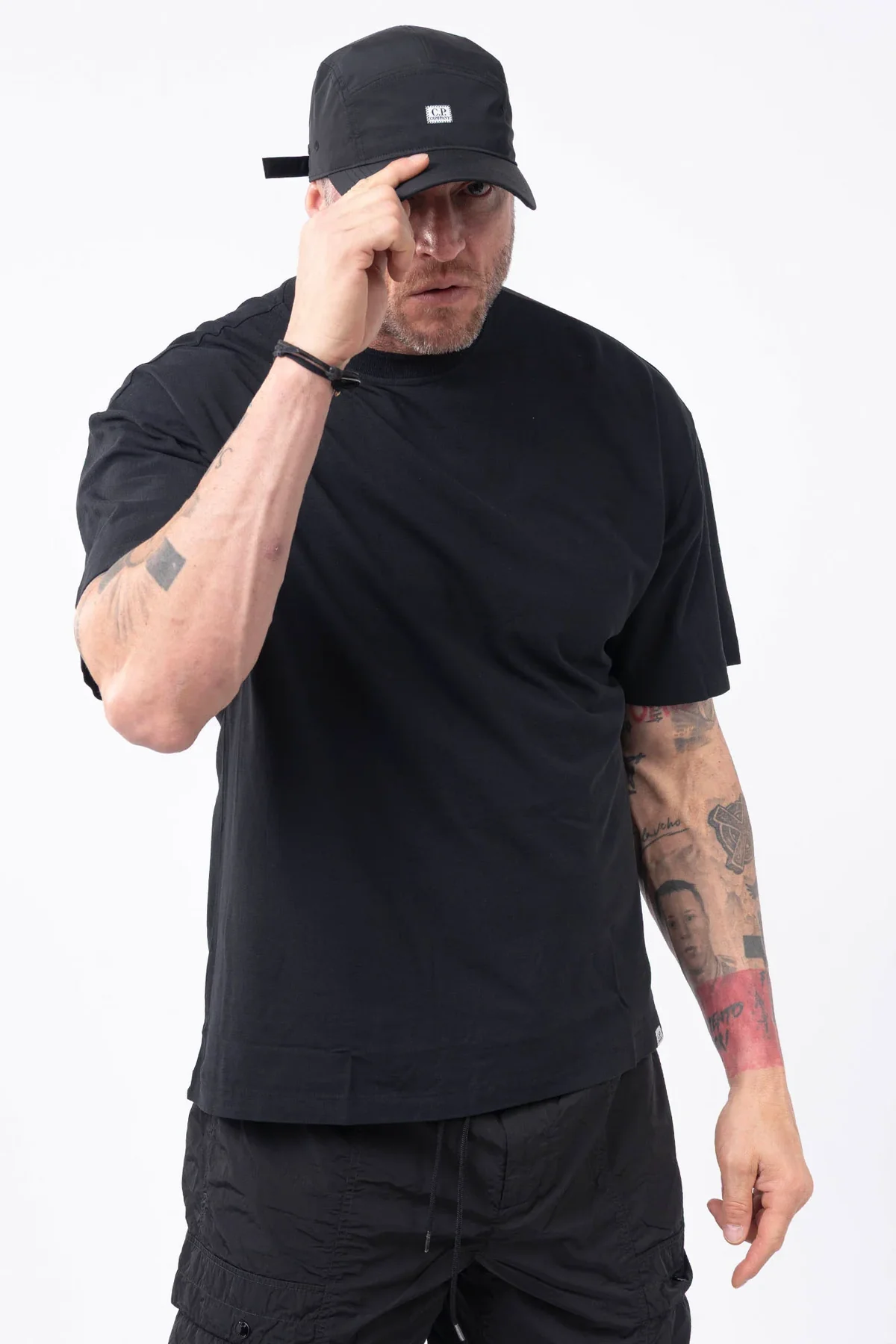 C.P. Company - T - Shirts Short Sleeve Crepe Jersey