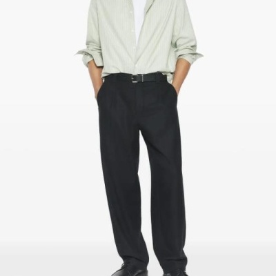 Maison Kitsuné - Pleated Wool Trousers
