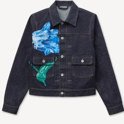 Kenzo Paris - Japanese Denim Pleated Jacket