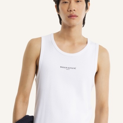 Maison Kitsuné - Ribbed Tank Top