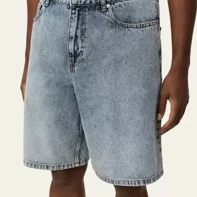 Les Deux - Ryder Ice Blue Denim Shorts