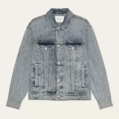 Les Deux - Rally Ice Blue Denim Jacket