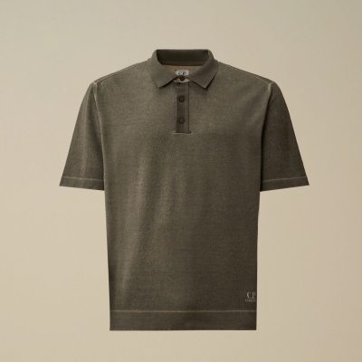 C.P. Company - Cotton Crepe Double Dyed Polo