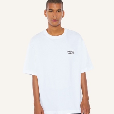 Maison Kitsuné - Handwriting Oversize Tee-Shirt