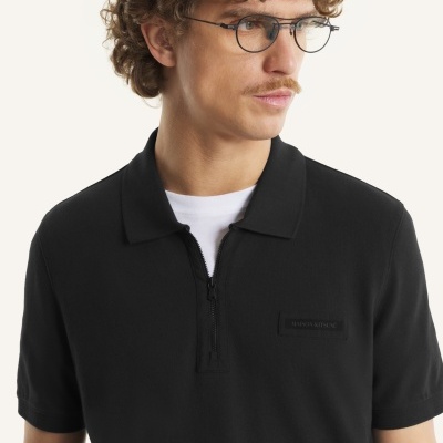 Maison Kitsuné - Nylon Logo Regular Polo