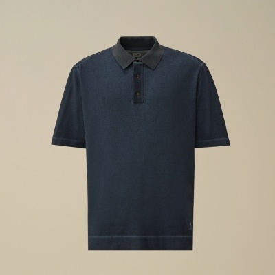C.P. Company -  Cotton Crepe Double Dyed Polo