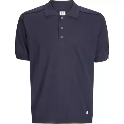 C.P. Company -  Buttoned Short-Sleeve Knitwear