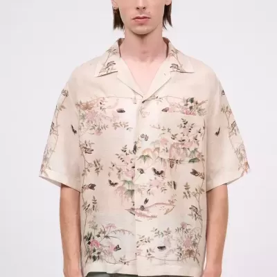 Paul & Joe - Linen and Silk Short-Sleeve Shirt