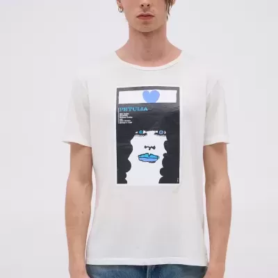 Paul & Joe - Cotton jersey T-shirt with Cuba 70's Inspired Artwork