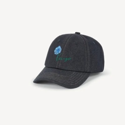 Kenzo Paris - Tulip Denim Baseball Cap
