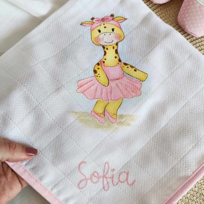 Fralda "Girafinha Bailarina"