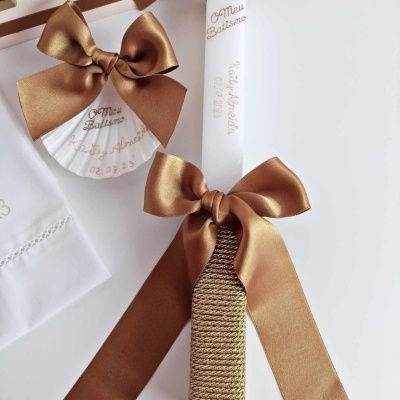 Vela de Batismo "Simple & Delicate"