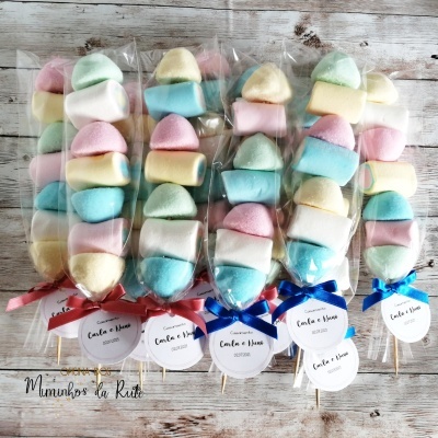 Espetadas de gomas personalizadas