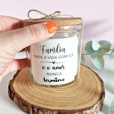 Vela Perfumada Personalizada