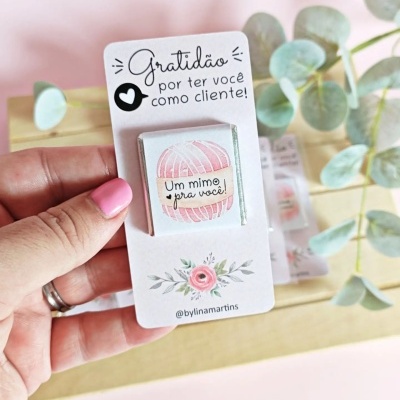 Cartão personalizado com napolitana