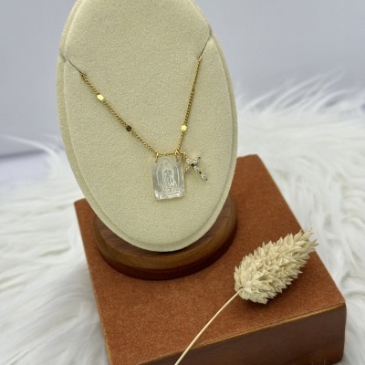 Colar 2 Medalhas Escapulário