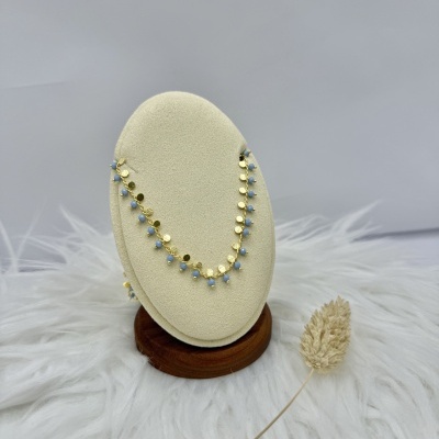 Colar Azulado/Lavanda