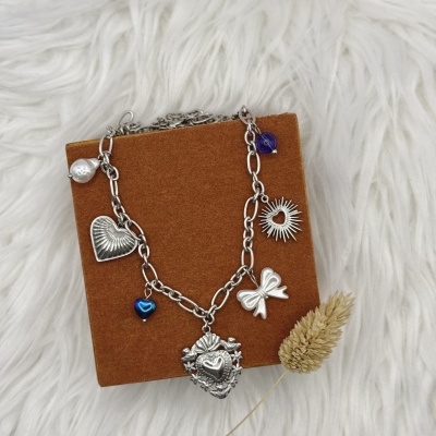 Colar Charm Coração