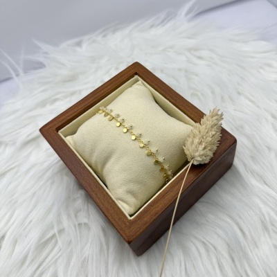 Pulseira Branco Transparente