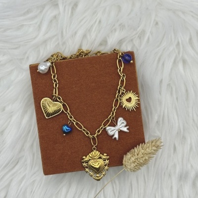 Colar Charm Coração