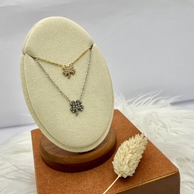 Colar Trevo Brilhantes