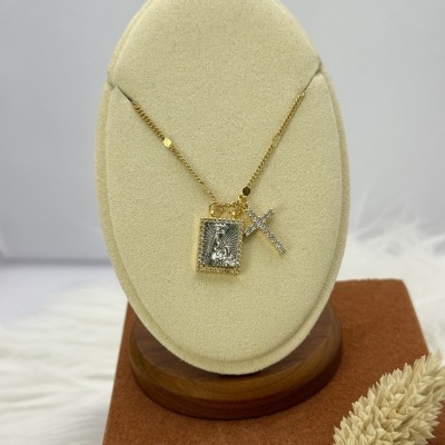 Colar 2 Medalhas Escapulário