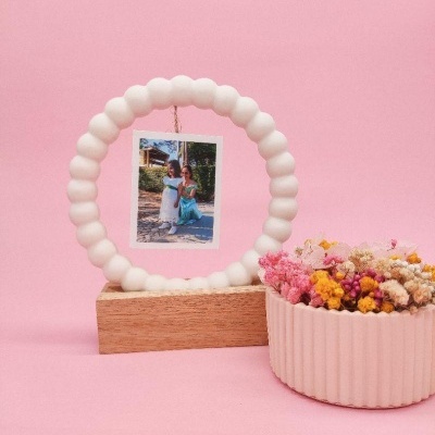 Conjunto Moldura + Flores Secas