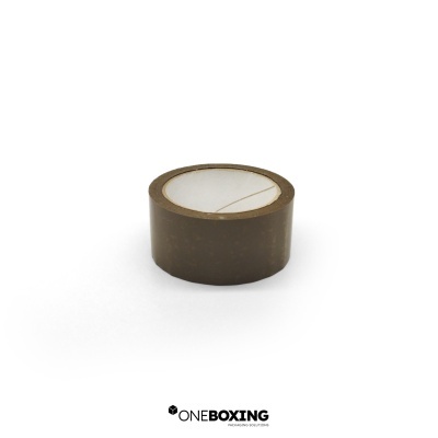 Rolo de Fita-cola Silenciosa em PVC - Castanha - 6 uni.