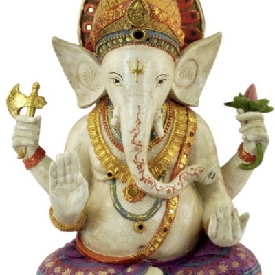 Figura Deusa Ganesha Resina - 38 x 21 x 29 cm |