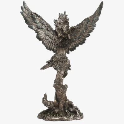 Harpy-Criatura Grega Das Tempestades Cinza 25*11*18cm