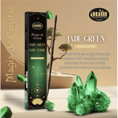 Aum Magia De Cristal 20G+Cristal Jade Verde