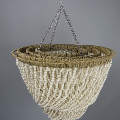 Pendente de conchas - Capuz Saia em camadas