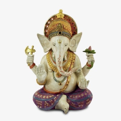 Figura Deusa Ganesha Resina - 38 x 21 x 29 cm |