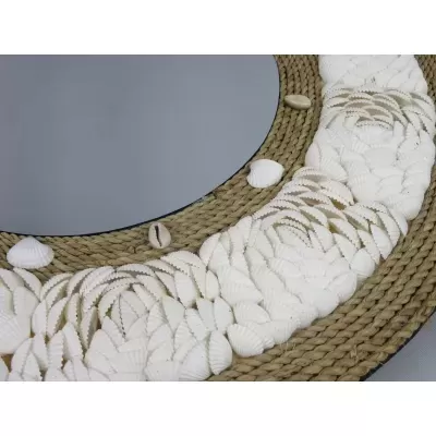 Espelho de concha 50cm