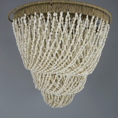 Pendente de conchas - Capuz Saia em camadas