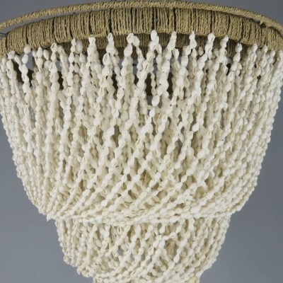 Pendente de conchas - Capuz Saia em camadas