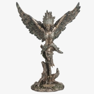 Harpy-Criatura Grega Das Tempestades Cinza 25*11*18cm