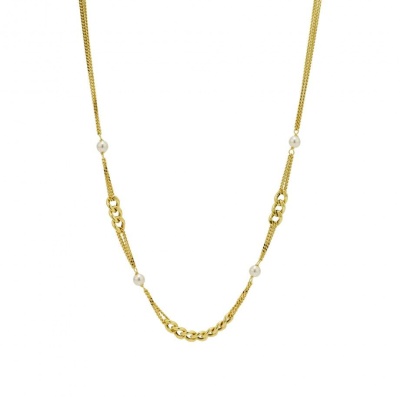 Colar Barbela com Pérolas