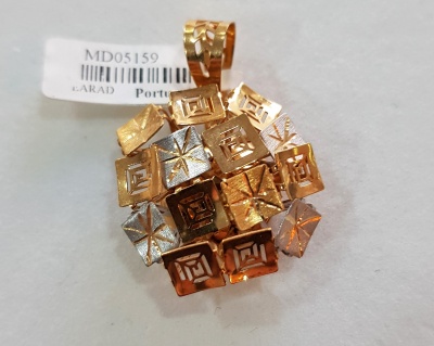 Medalha ouro bicolor