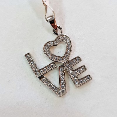 Medalha de prata Love