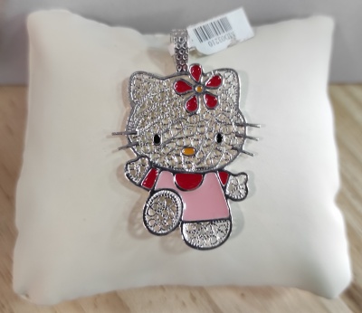 Medalha de prata filigrana Kitty
