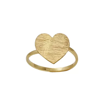 Anel Prata Dourada Vitoria Cruz