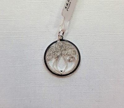 Medalha prata filigrana árvore da vida