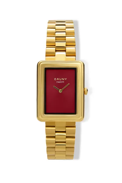 Relógio Cauny Facett Burgundy
