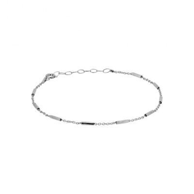 Pulseira Prata Elos Rectangulares