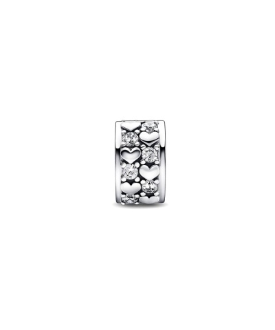 Pandora Infinite Hearts Sparkling Joia Conta Clip Mulher 792235C01