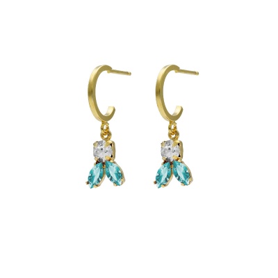 Brincos de prata Victoria Cruz